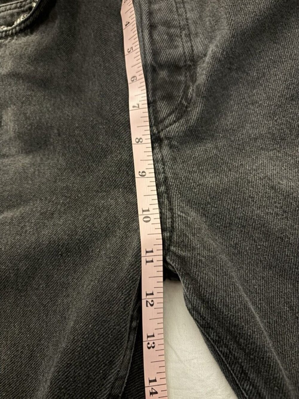Reformation Stardust Women’s HR Straight Jeans in Ventura Sz 25 Button Fly - Picture 11 of 12